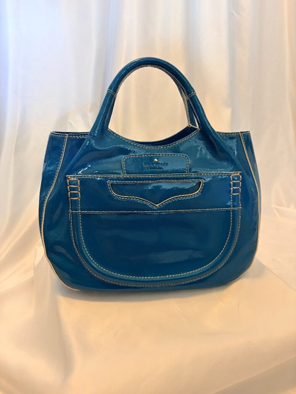 Kate Spade New York Pretty Penny Treesh satchel Lazuli (a vibrant blue)